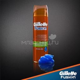 Гель для бритья Gillette Fusion 200 мл Sensitive Skin для чувствительной кожи