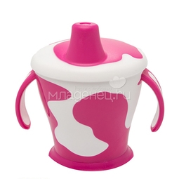 Чашка-непроливайка Canpol Babies С ручками 250 мл (с 9 мес) фиолетовая