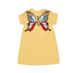 Платье ЕМАЕ Бабочки (12-201) рост 62 желтый