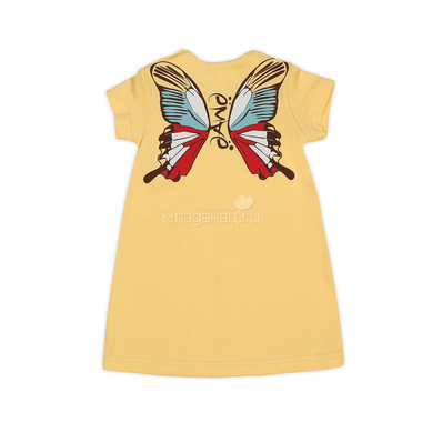 Платье ЕМАЕ Бабочки (12-201) рост 62 желтый 1