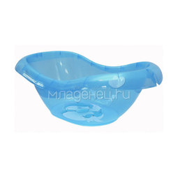 Ванночка Пластик Лотос 80 см цвет - голубой, прозрачный