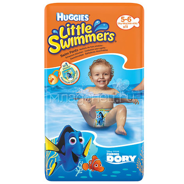 Трусики для плавания Huggies Little Swimmers (12-18кг) 11 штук 0