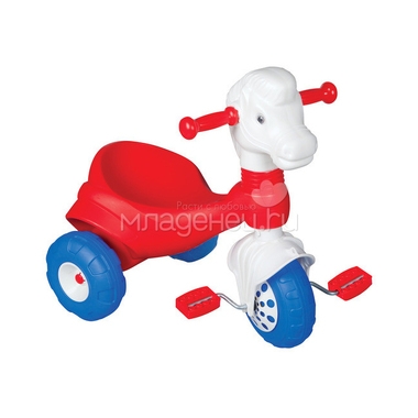 Велосипед трехколесный Pilsan "Pony" Красно-белый в пакете 0