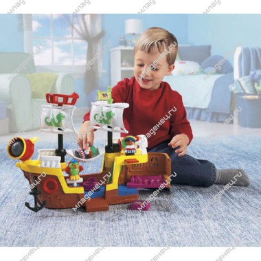 Развивающая игрушка Fisher Price Пиратский корабль с маленькими человечками от 2 лет 0