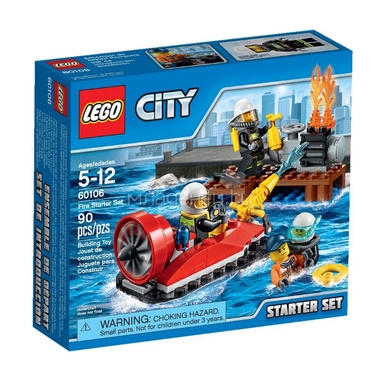 Конструктор LEGO City 60106 Набор для начинающих: Пожарная охрана 1