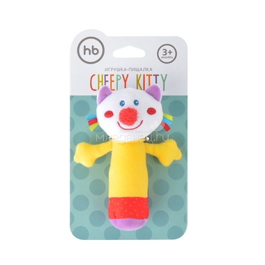 Развивающая игрушка Happy Baby Пищалка CHEEPY KITTY 1