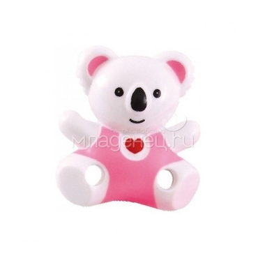 Держатель для пустышек Canpol Babies Медвежонок с сердечком (с 0 мес) розовый 0