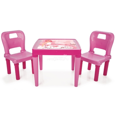 Стол с двумя стульями Pilsan Menekse & Hobby 1