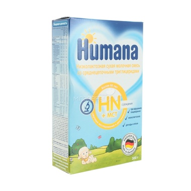 Заменитель Humana HN + МСТ 300 гр с 0 мес 0