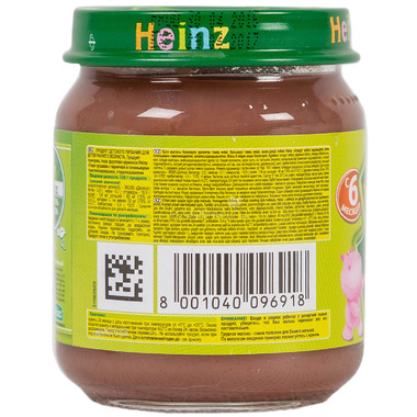 Пюре Heinz фруктовое 120 гр Грушка и черничка с печеньем (с 6 мес) 2