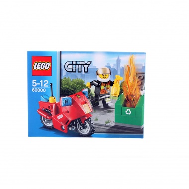Конструктор LEGO City 60000 Пожарный на мотоцикле 1