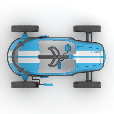 Педальная машинка-картинг Chillafish Monzi-RS Синий 3