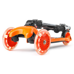 Самокат Small Rider Randy Flash складной со светящимися колесами Оранжевый