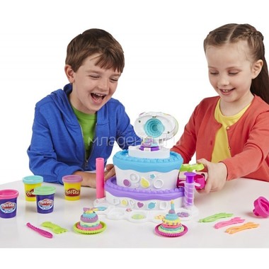 Игровой набор Play-Doh Праздничный торт 2