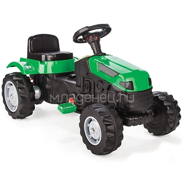 Педальная машина Pilsan Tractor Зеленый 0