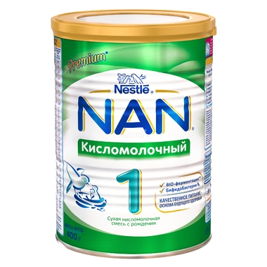 Молочная смесь Nestle NAN Premium Кисломолочный 400 гр №1 (с 0 мес) 0