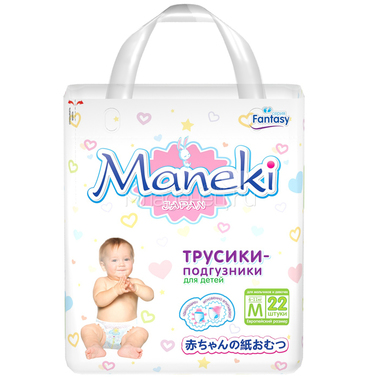 Трусики Maneki Fantasy Mini 6-11 кг 22 шт Размер M 0