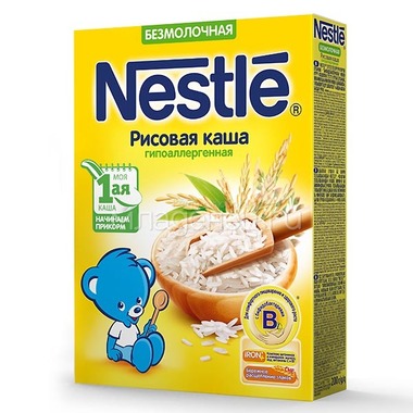 Каша Nestle безмолочная 200 гр Рисовая низкоаллергенная (1 ступень) 2
