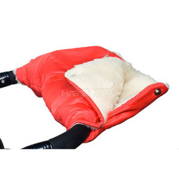 Муфта для коляски Чудо Чадо для защиты рук от холода на кнопках Коралловый