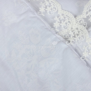 Одеяло на выписку Alis с поясом, поликоттон Белый 1