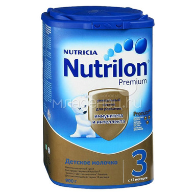 Заменитель Nutricia Nutrilon Premium 900 гр №3 (с 12 мес) 0
