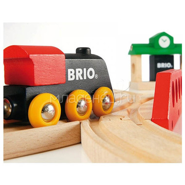 Игровой набор BRIO Железная дорога с вокзалом, 22 элемента 5