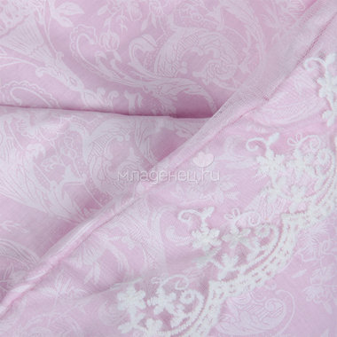 Одеяло на выписку Alis с поясом, поликоттон Розовый 1