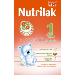 Заменитель Nutrilak 350 гр № 1 (c 0 до 6 мес)