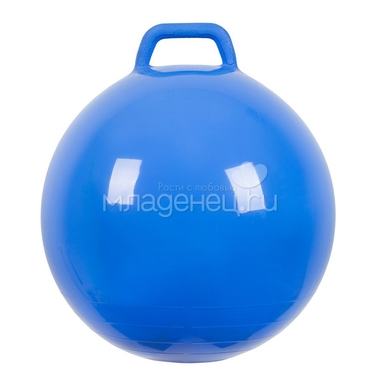 Мяч Прыгун МалышОк с ручкой 50см Синий 0