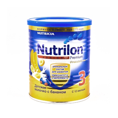 Детское молочко Nutricia Nutrilon Junior 400 гр №3 Банановый (с 12 мес) 0