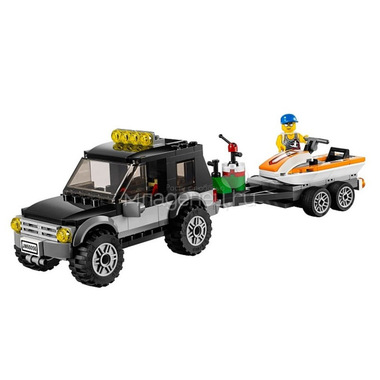 Конструктор LEGO City 60058 Внедорожник с катером 1