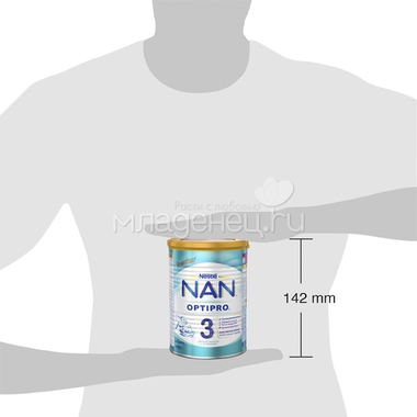 Детское молочко Nestle NAN Premium OPTIPRO 400 гр №3 (с 12 мес) 6