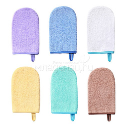 Мочалка-рукавичка BabyOno Soft цвет в ассортименте
