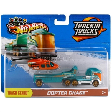 Машинки Hot Wheels Трек Трейлер Copter Chase 0