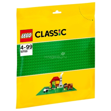 Конструктор LEGO Classic 10700 Строительная пластина зеленого цвета 0