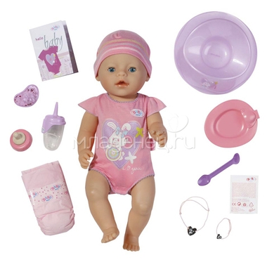 Кукла Zapf Creation Baby Born 43 см Интерактивная 0