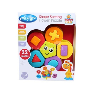 Развивающая игрушка Playgro Сортер Цветок 4