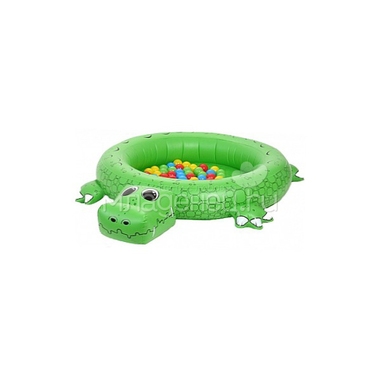 Сухой бассейн Upright надувной Крокодил + 50 шаров 0