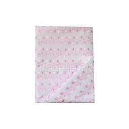 Комплект постельного белья Ангелочки кружевное полотно Бело-Розовый