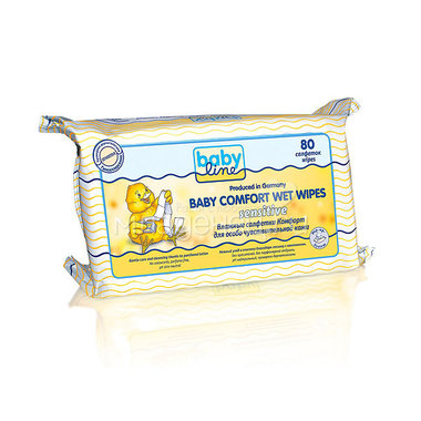 Салфетки влажные Babyline Comfort Sensitivе для особо чувствительной кожи 80 шт 0