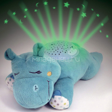Светильник-проектор Summer Infant звездного неба Dozing Hippo голубой 2