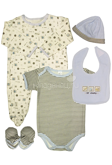 Комплект детской одежды Baby nice Бейби Найс (6 предметов), цвет в ассортименте  1