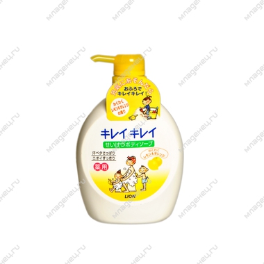 Мыло жидкое для тела Lion KireiKirei (с дезодорирующим эффектом с цитрусовым ароматом для всей семьи) 580 мл 0