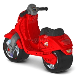 Каталка-мотоцикл ОР502 Скутер Красный