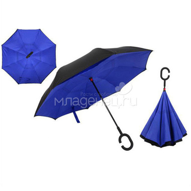 Зонт наоборот Sunday Однотонный цвета в ассортименте 2