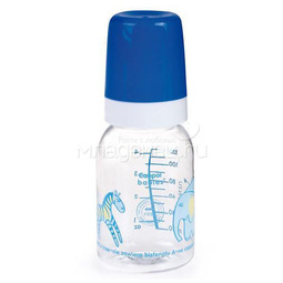 Бутылочка Canpol Babies с силиконовой соской 120 мл (с 3 мес) голубая