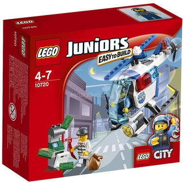 Конструктор LEGO Junior 10720 Погоня на полицейском вертолете 0