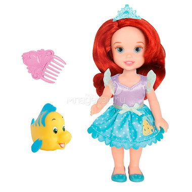 Кукла Disney Princess Малышка с питомцем, 15 см 2