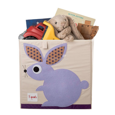 Коробка для хранения 3 Sprouts Кролик (Purple Rabbit) Арт. 27251 1