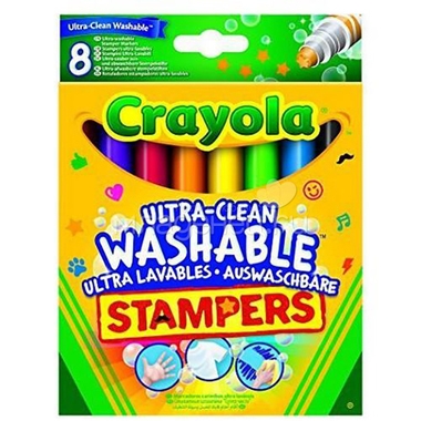 Набор мини-штампов Crayola Супер чисто, 8 штук 0